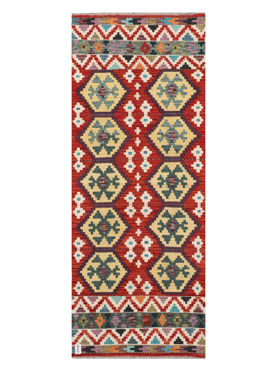 Maimana Kilim Runner - 199 x 77 cm