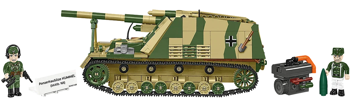 Cobi 2663 World War II Panzer Hummel Sd.Kfz 165 1118 pcs