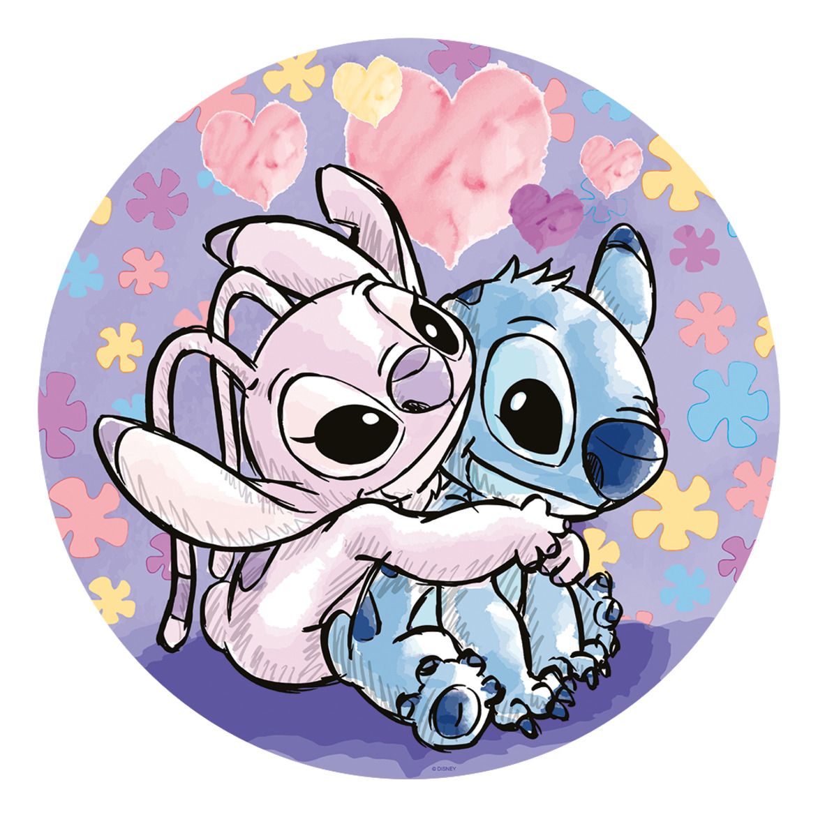 Stitch Circula 500 Piece Jigsaw Puzzle