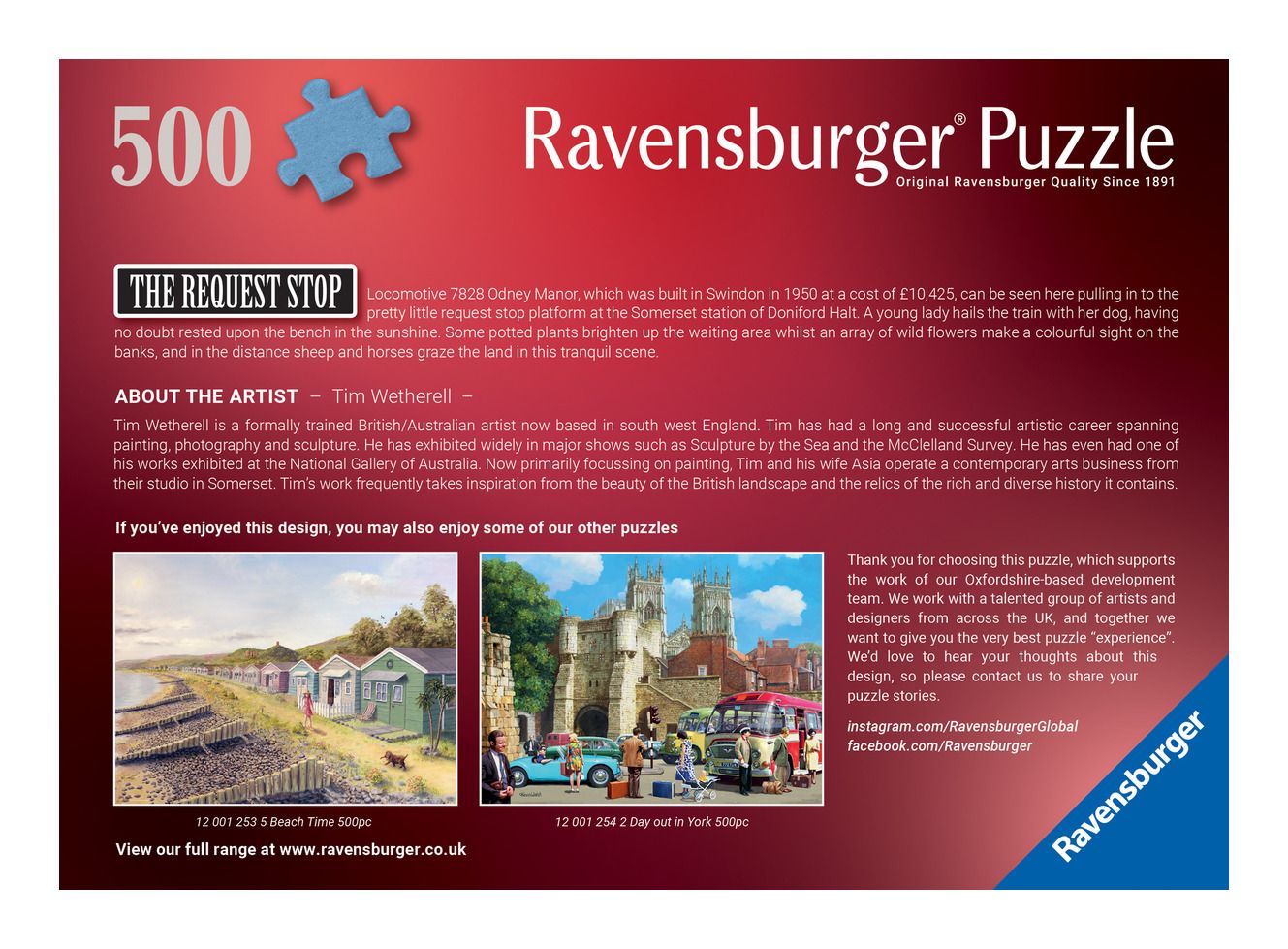 The Request Stop 500 Piece Jigsaw Puzzle