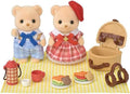 Sylvanian Families - Biscuit Bear Brother & Sister Picnic