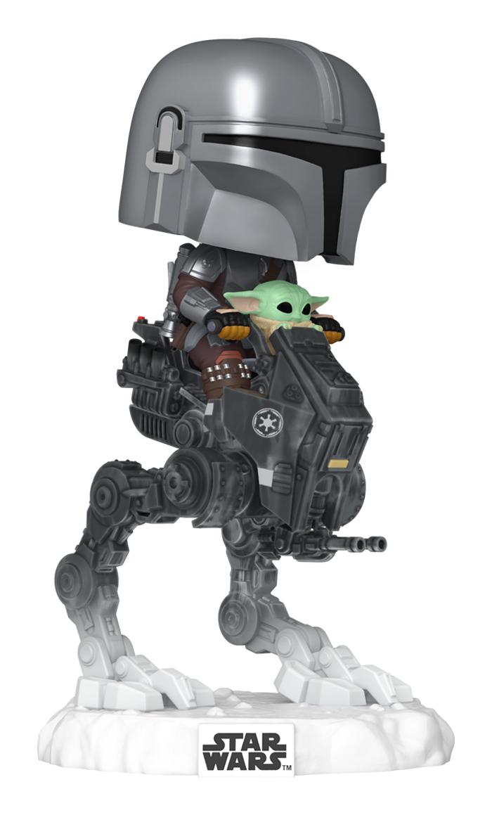 Pop! Ride Deluxe - Star Wars M&G - Mand with Grogu