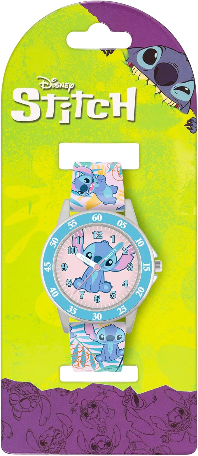 Peers Hardy Disney Lilo & Stitch Blue Time Teacher Strap Watch