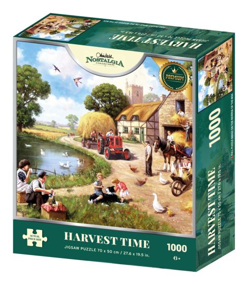Nostalgia Collection: Harvest Time 1000 Piece Jigsaw Puzzle