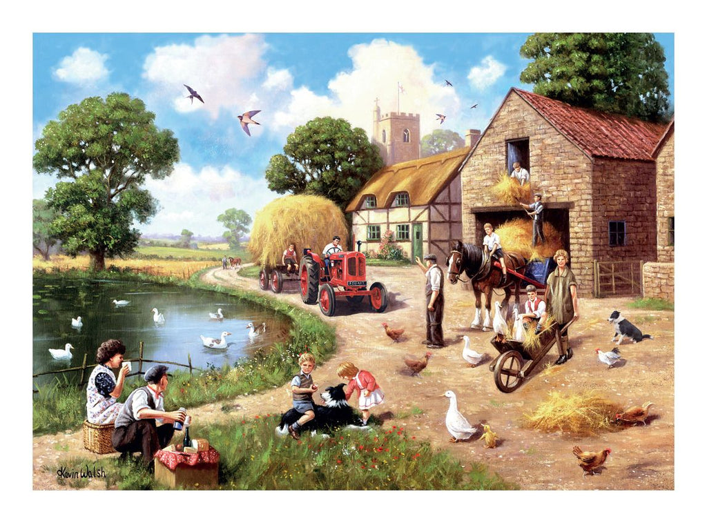 Nostalgia Collection: Harvest Time 1000 Piece Jigsaw Puzzle