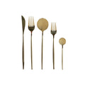 Cutlery DKD Home Decor Golden Stainless steel 3 x 1,5 x 13 cm 20 Pieces