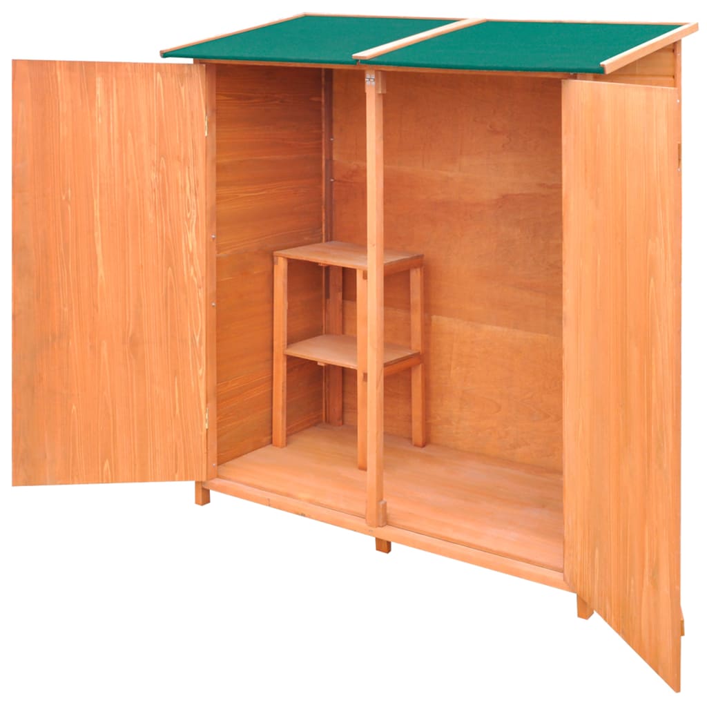 NNEVL Wooden Shed Garden Tool Shed Storage Room Large