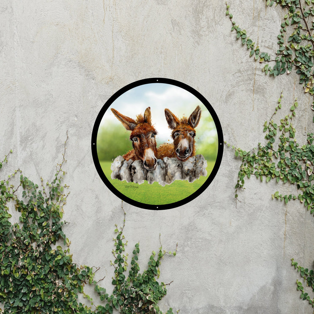 Donkey Garden Mirror