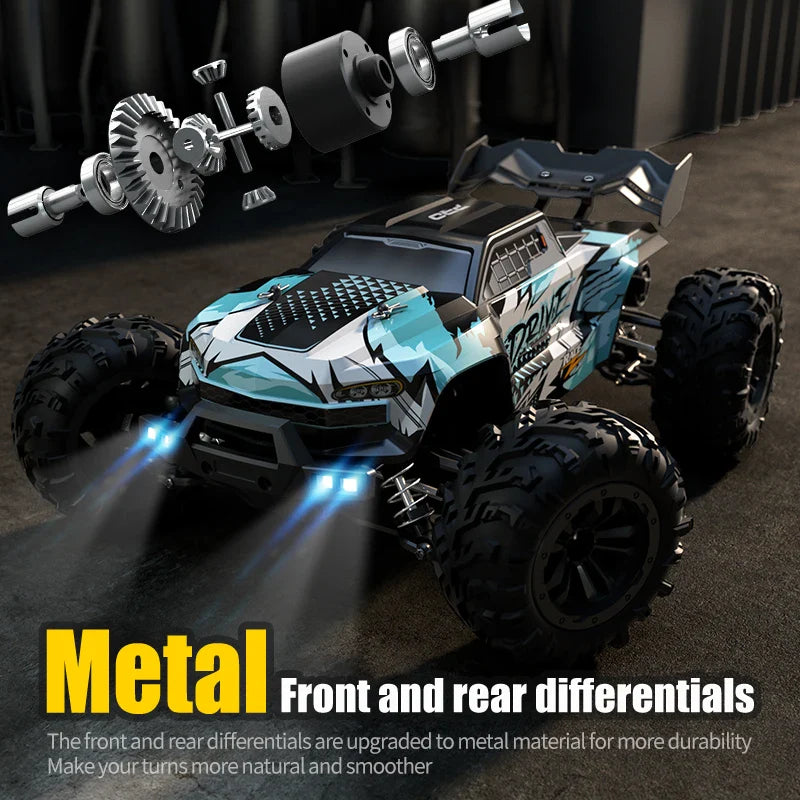 High-Speed 1:16 4WD Drift RC Car with LED – Thrilling Fun for Kids