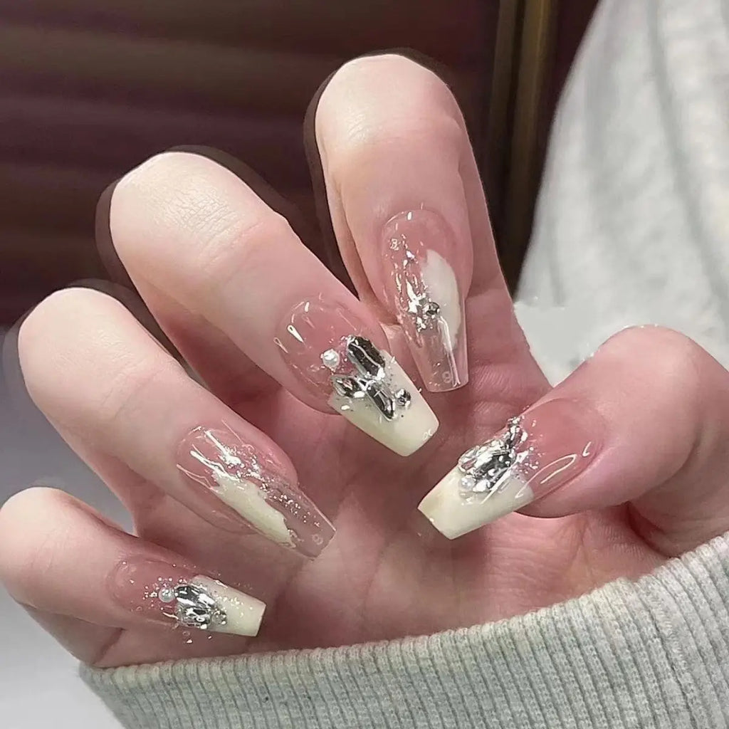 Medium Long Acrylic Fake Nails