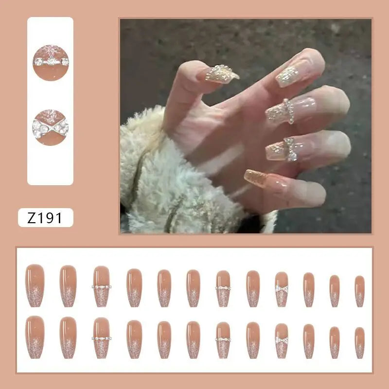 Medium Long Acrylic Fake Nails
