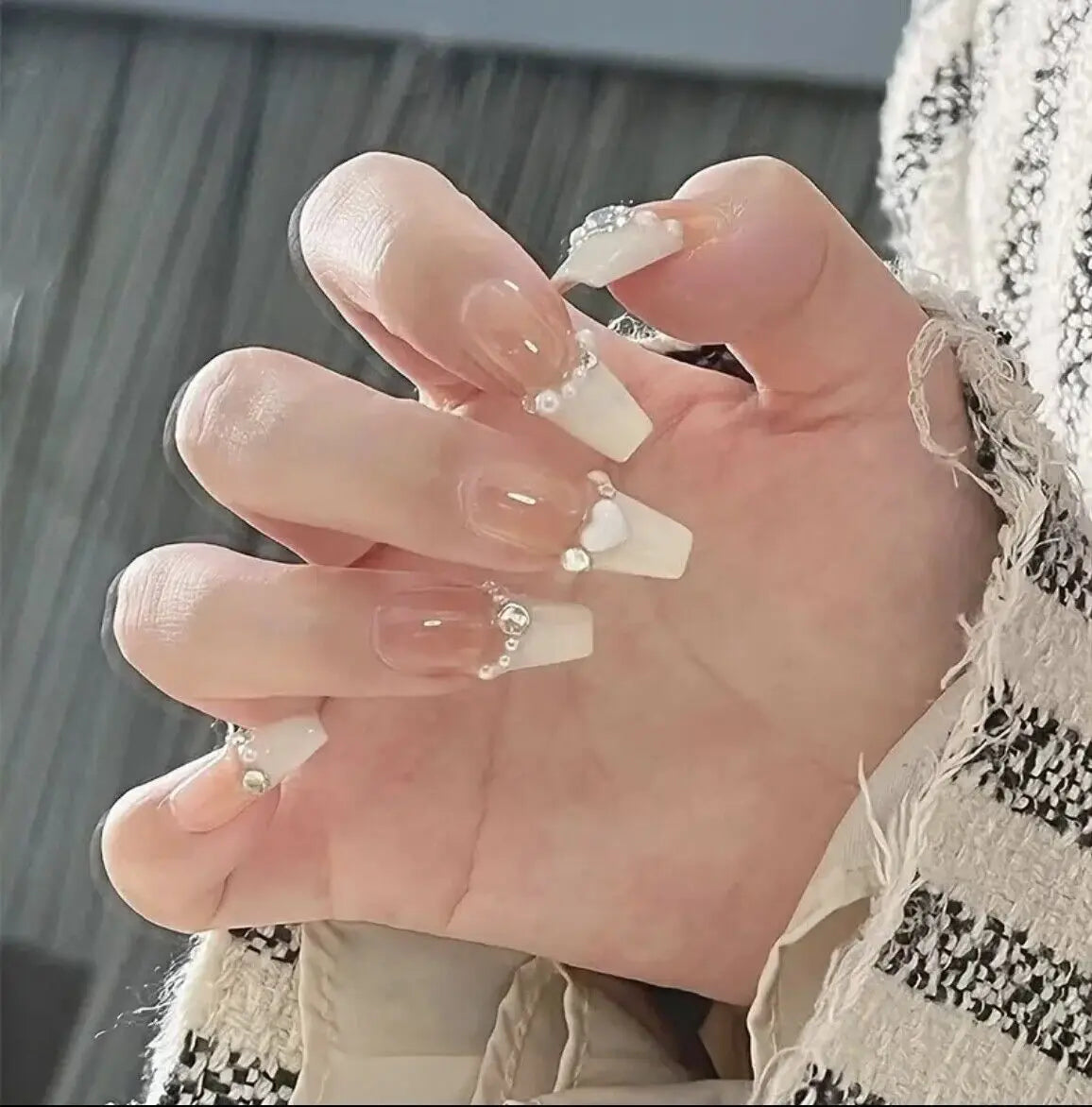 Medium Long Acrylic Fake Nails