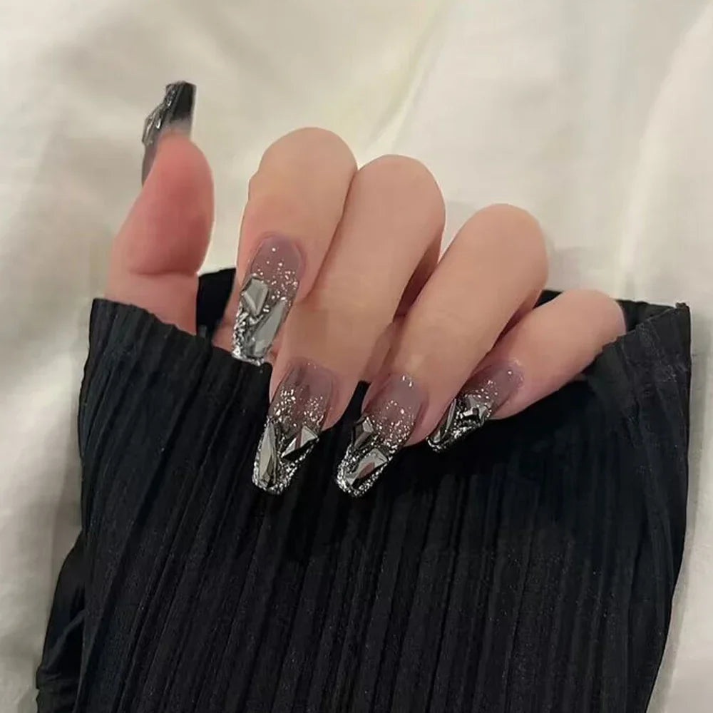 Medium Long Acrylic Fake Nails