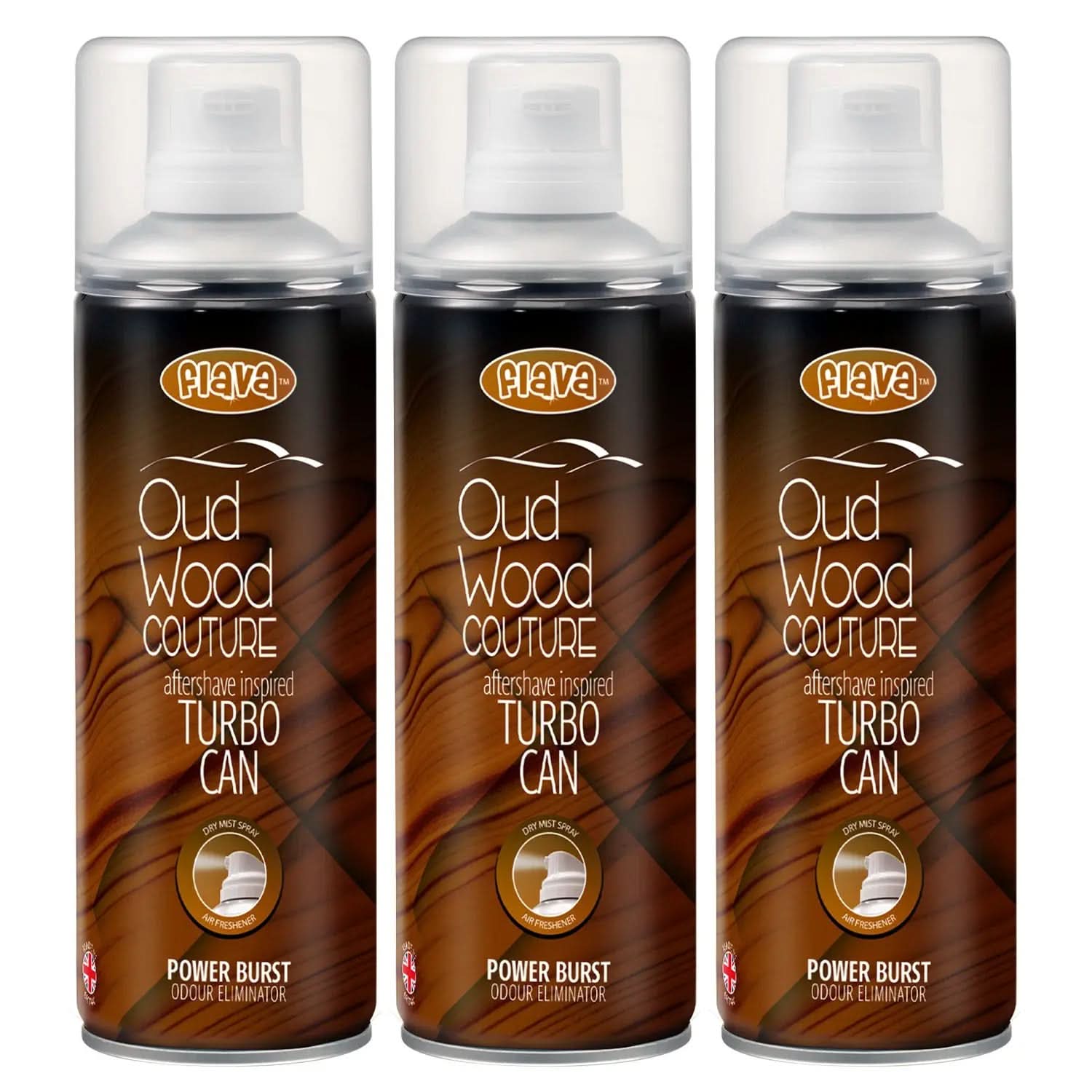 Flava Couture Turbo Can Spray - Oud Wood