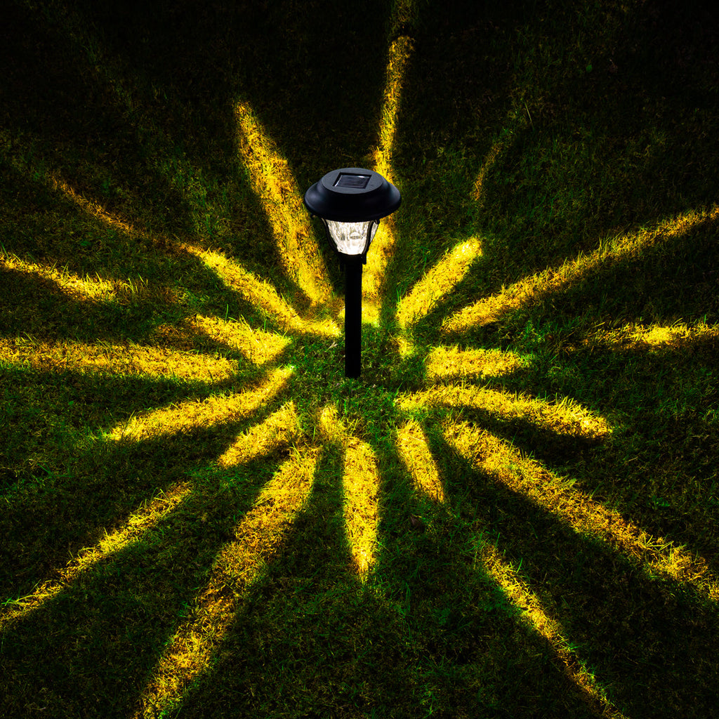 Gigalumi Fluted and Oiled Garden Solar Lights Set (6 Pack)