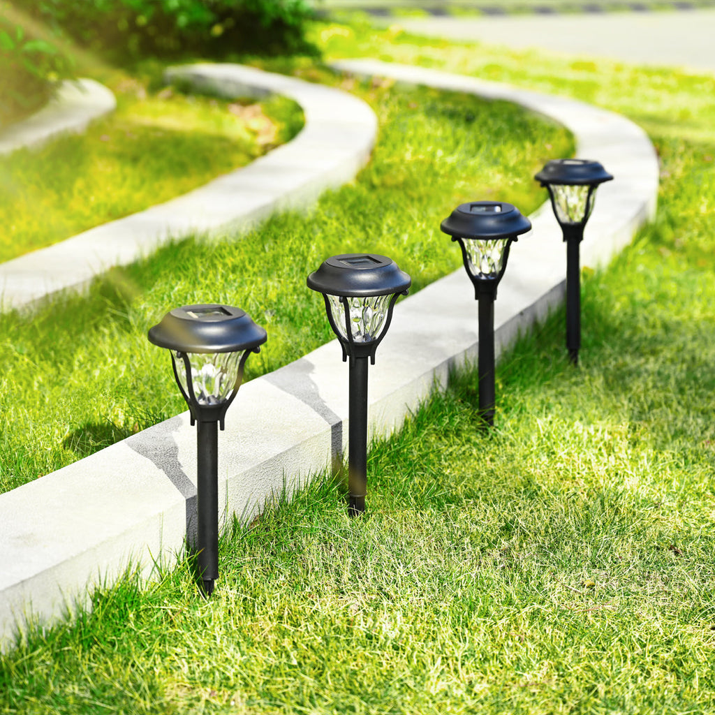 Gigalumi Fluted and Oiled Garden Solar Lights Set (6 Pack)