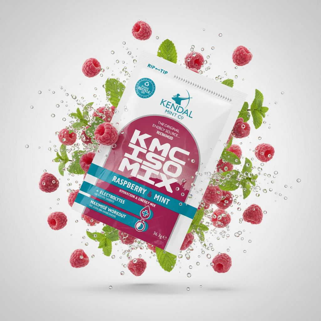 KMC ISO MIX +Electrolytes +Dual-Charge Carbs - Raspberry Mint 24 x 37g