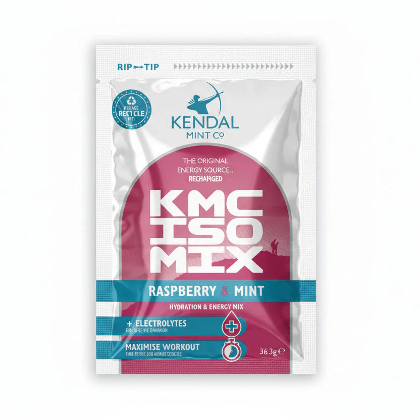 KMC ISO MIX +Electrolytes +Dual-Charge Carbs - Raspberry Mint 24 x 37g