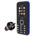 Returned Resale - TTfone TT150 Blue Dual SIM Mobile with Mains Charger, Giffgaff Pay As You Go