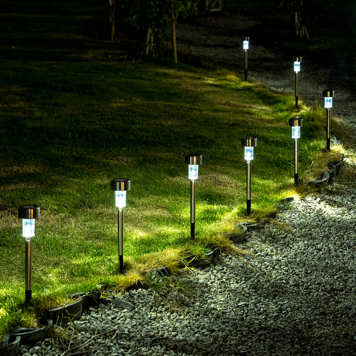 Gigalumi Pocket Solar Driveway Lights Set (12&24 Pack)