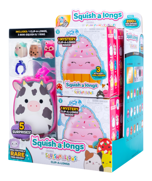 Squishalongs - Clip-a-longs Blind S3 12pc PDQ