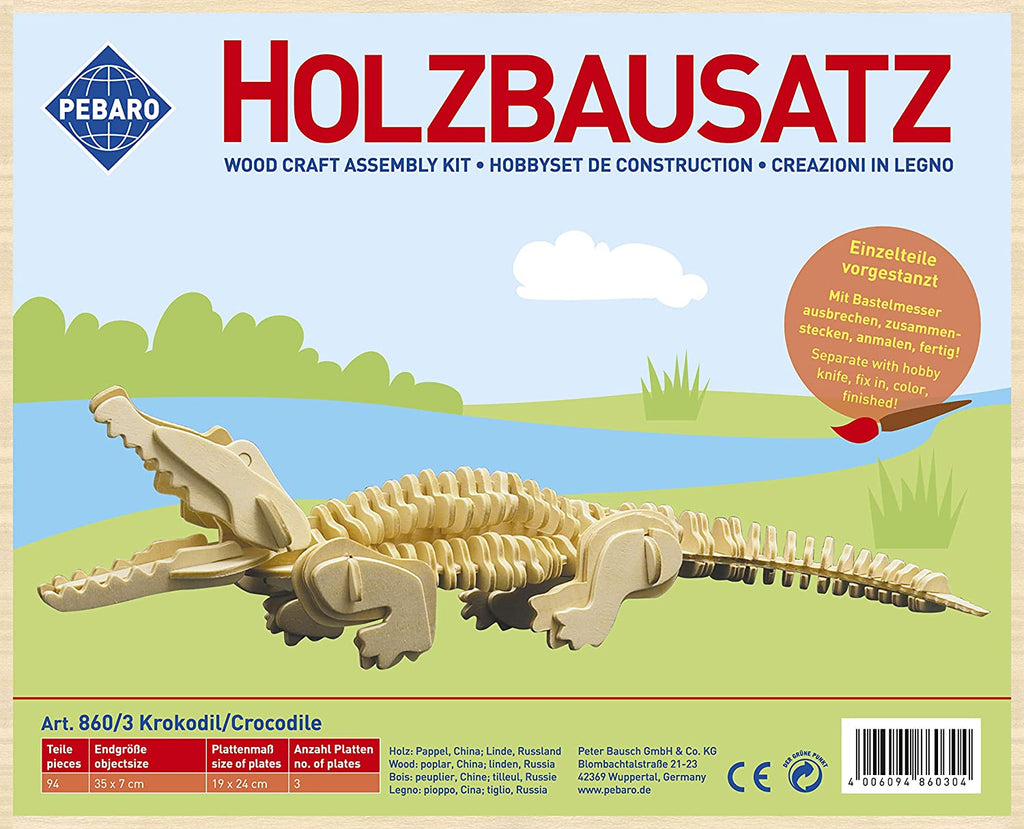 Crocodile Wood Construction Set