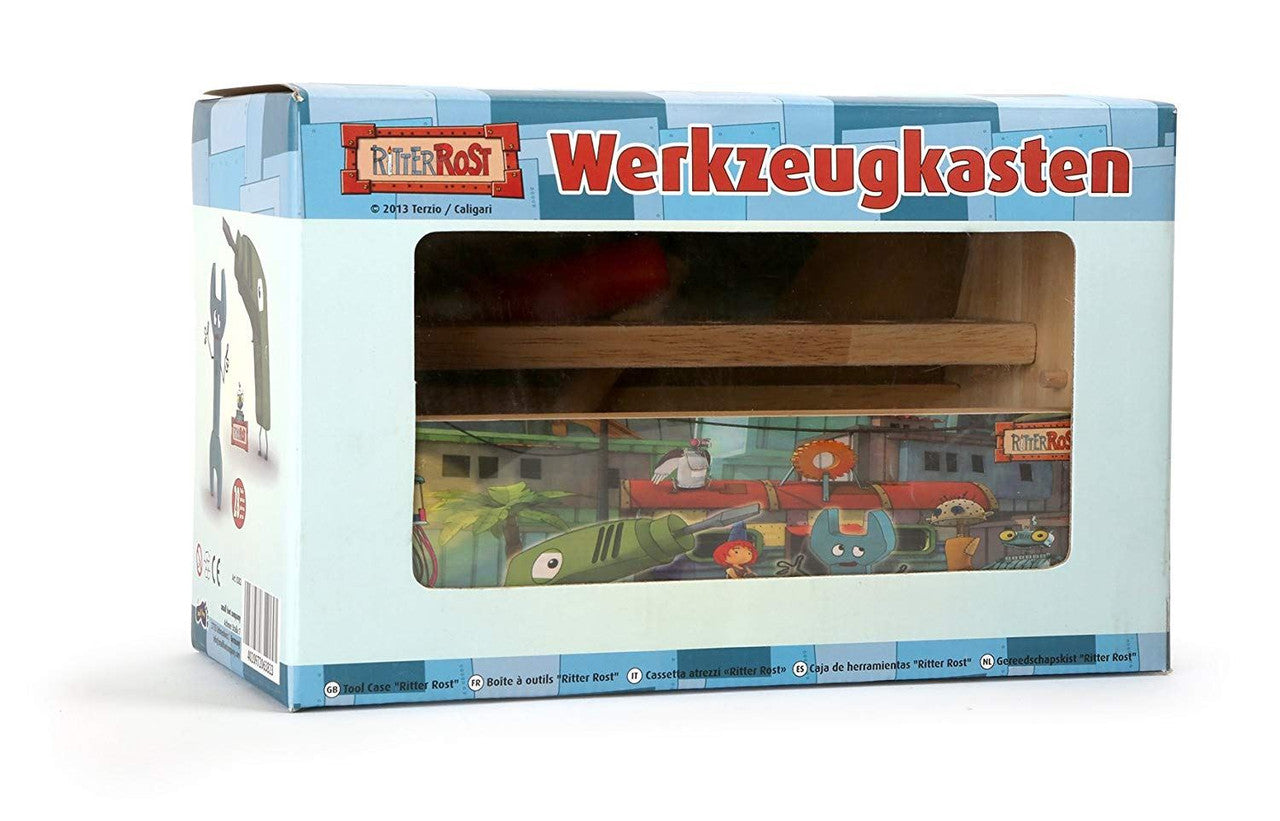 RitterRost Wooden Pre School Tool Box (German Packaging)