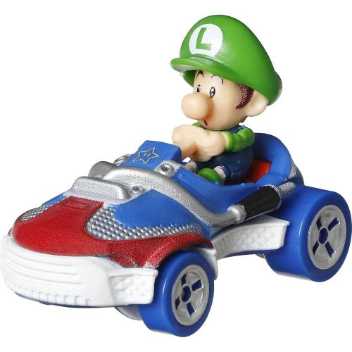 Hot Wheels Die cast Baby Luigi Standard Mario Kart